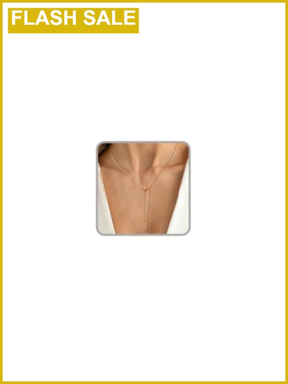 Lariat Long Gold Necklace for Women Wrap Tie Necklace